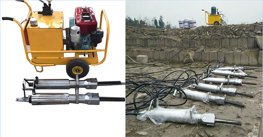 Hydraulic Marble Rock Splitter Stone Splitter For Granite Innovative Device