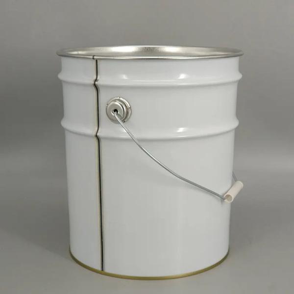 Leak Proof Iron Metal Paint Bucket With Lid 15L  Paint Pail With Lid