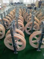 Bloques de cuerda de 15KN de aleación de aluminio y ranura de rueda de nylon MC