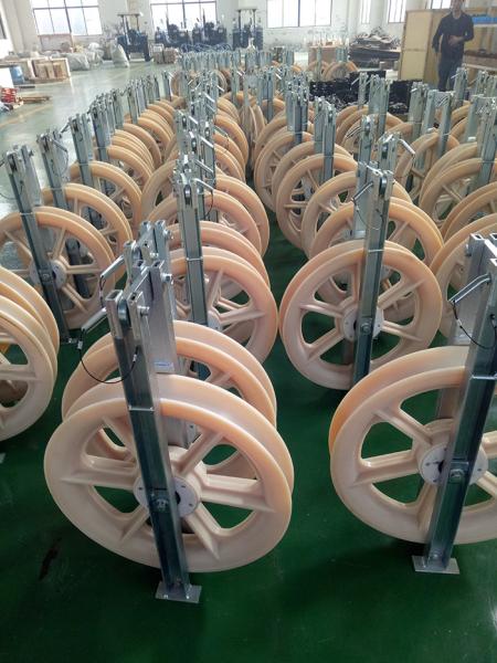 電気線建設のための電導線ストリングブロックの効率を向上させる