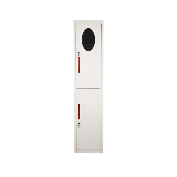 2 Door Steel Storage Locker School Wardrobe Modern Colorful Clothes Customized
