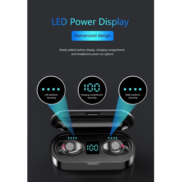 Наушник Tws водоустойчивое Earbuds самого лучшего подарка 2019 беспроводной