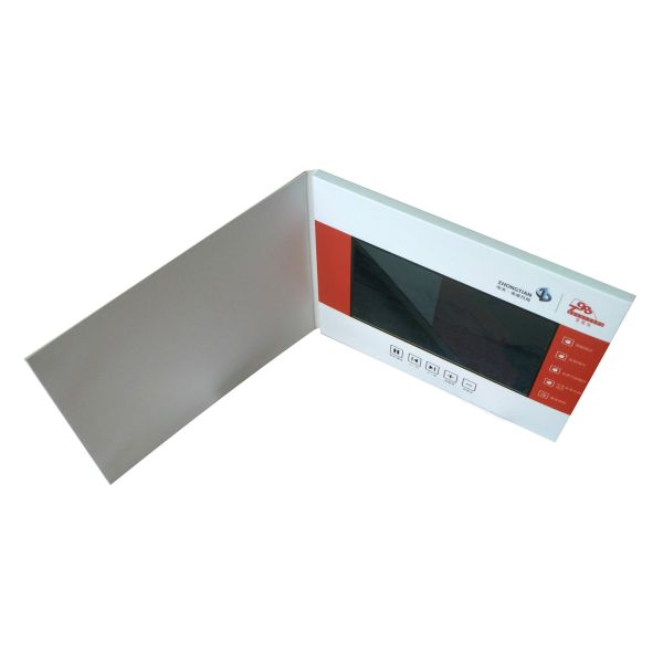 Marketing Promotional Recordable Video Greeting Card 7" LCD Screen Portable