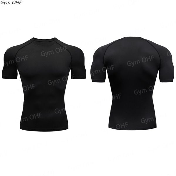 XMAMLON Men's Short-sleeved Tight T-shirt Perfect for Athletic Compression Training
