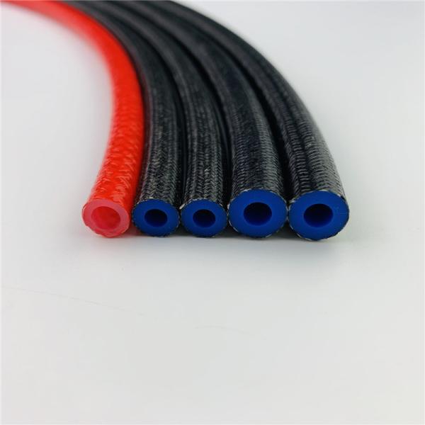Reinforced Silicone Hose Polyster Braided High Temperature Resistant In Pharmaceutical Vessels