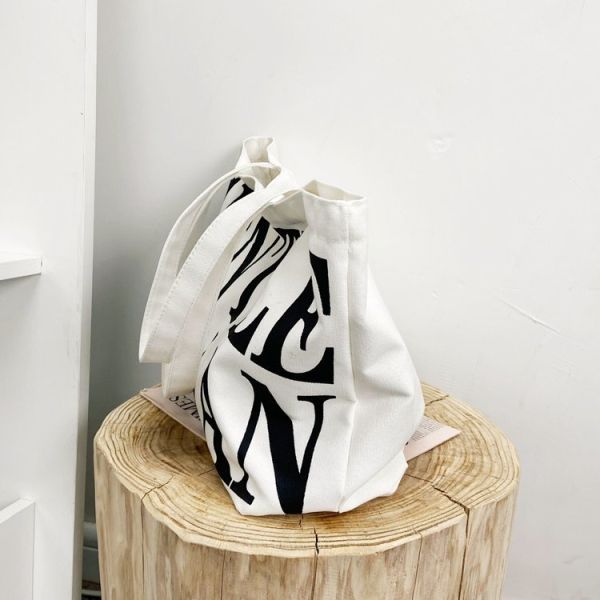 Large Capacity Oversized Canvas Cotton Shopping Tote Bag for Beach Picnic Custom Logo