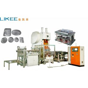 T63 2 Compartment Disposable Rectangular Aluminum Foil Container Making Machine China