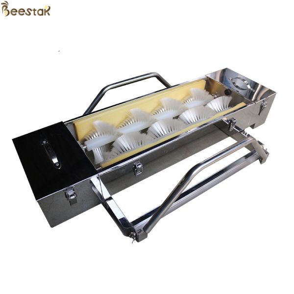 Horizontal Photoelectric Sensor Sweeper Bee brush beekeeping equipment Electric Bee Brush Auto