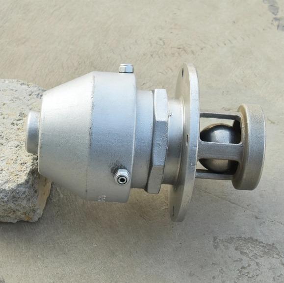Oil Tank Truck Parts Stainless Steel Breathing Valve with Flange 0.5-0.8mpa Gas Source Pressure Compatible