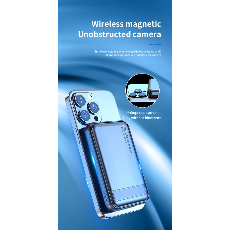 Magnetic Wireless Power Bank 10000mah Portable 20w for Phone