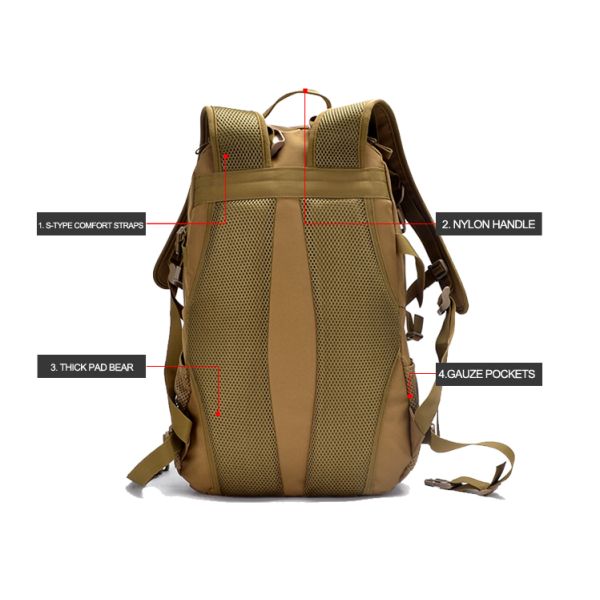 Sport Outdoor Military Molle Tactical Gear Backpack Camping Hiking Trekking