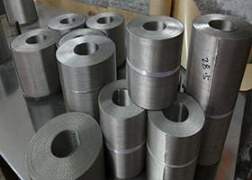 Silvery Flexible Aluminum Wire Mesh Belt For Plastic Extruder Industry