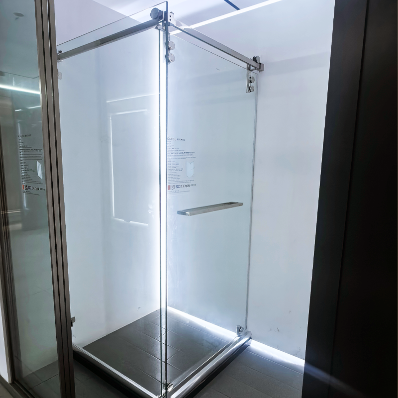 Frameless Sliding Shower Enclosure | Modern Bathroom Glass Partition
