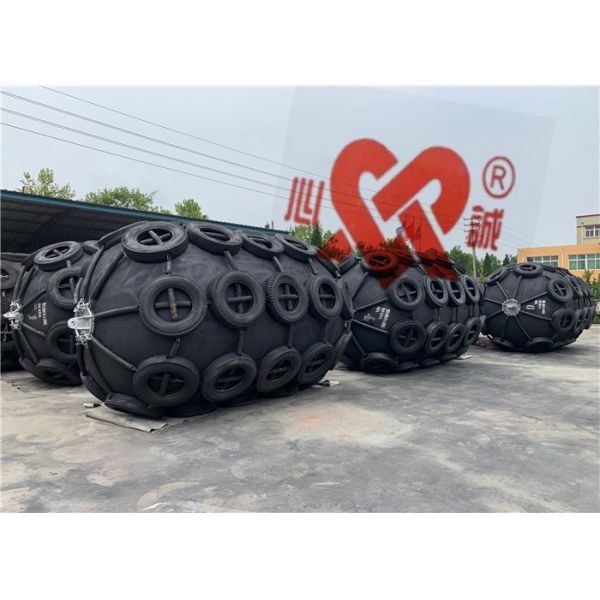 Natural Rubber Marine Airbag Fender High Breaking Strength For Ship Protection