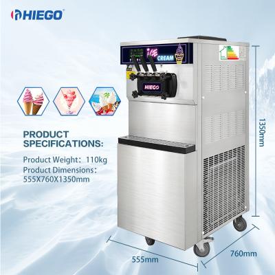 Capacité commerciale du distributeur 28L de crème glacée d'Embraco Panasonic 1800W