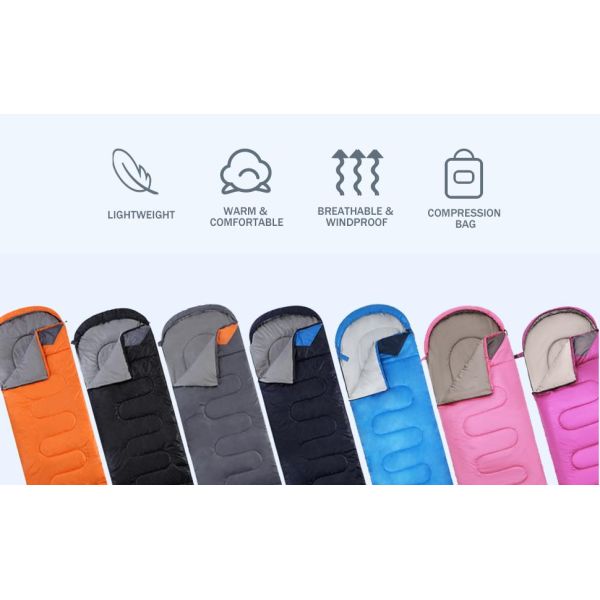Outdoor Sleeping Bag, Cold Weather Sleeping Bag for Girls Boys Mens for Warm Camping Hiking Outdoor Travel Hunting