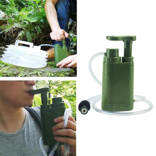 Water Purifier Outdoor Survival Water Filter Portable Purification System for Hiking Camping