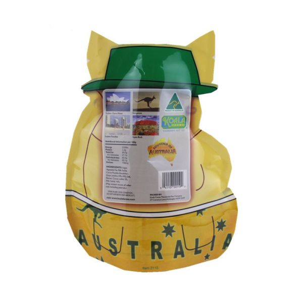 Stand Up Custom irregular shape plastic food packaging bag