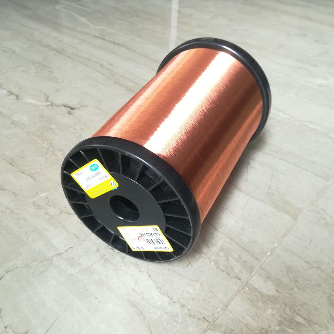 0.071mm Solderable покрыли эмалью медную проволоку Uew 2uew/3 для замотки моторов