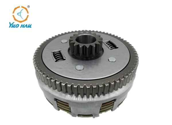 67 Teeth 6 Holes 6 Plates Honda TITAN150-6 Motorcycle Clutch ASSY / Motorcycle Clutch Replacement ADC12 Silver
