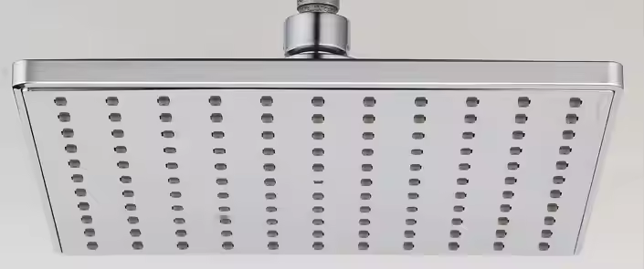 АБС Пластиковый квадратный ванный мойка Душевая головка с хромной вершиной