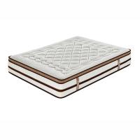 Matelas ferme enroulable dans une boîte Matelas à ressorts ensachés en mousse à mémoire de forme gel 7 zones