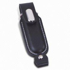Memoria USB AT-030A del cuero del regalo de la promoción