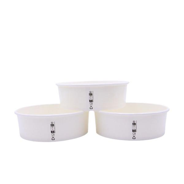 Customized 8oz Kraft Soup Containers Disposable Soup Cups With Lids