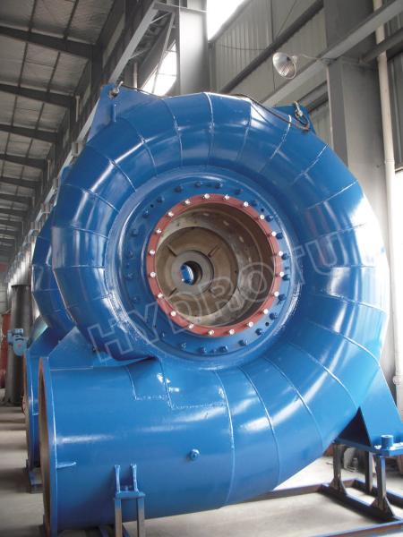 Horizontal Shaft Francis Hydro Turbine for Water Head 20m - 300m