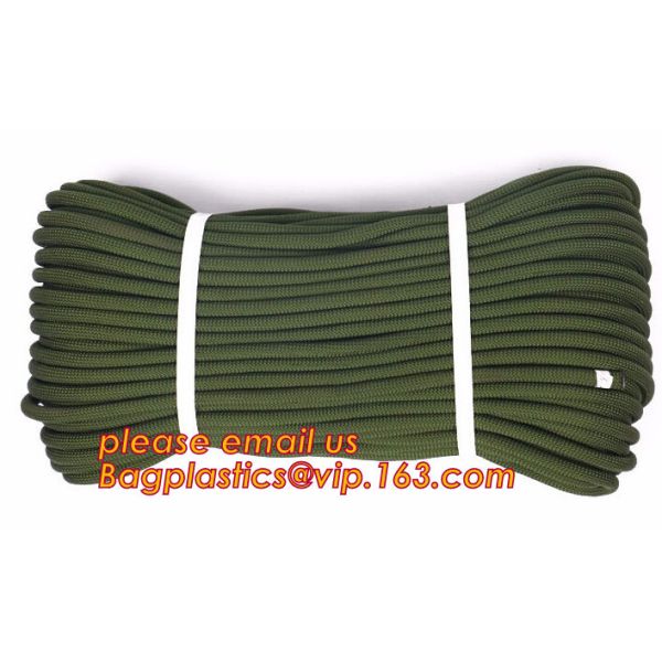 Soft emergency escape rope thin polyester rope, safety rope, climbing rope, protective escape rope, braided polyester
