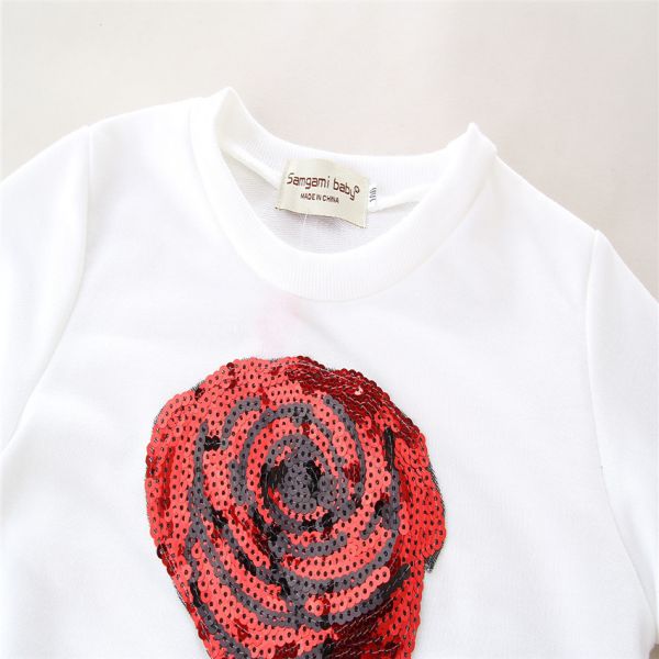 Girls' Children'S Jumper Sets Long Sleeve Two Piece Worsted