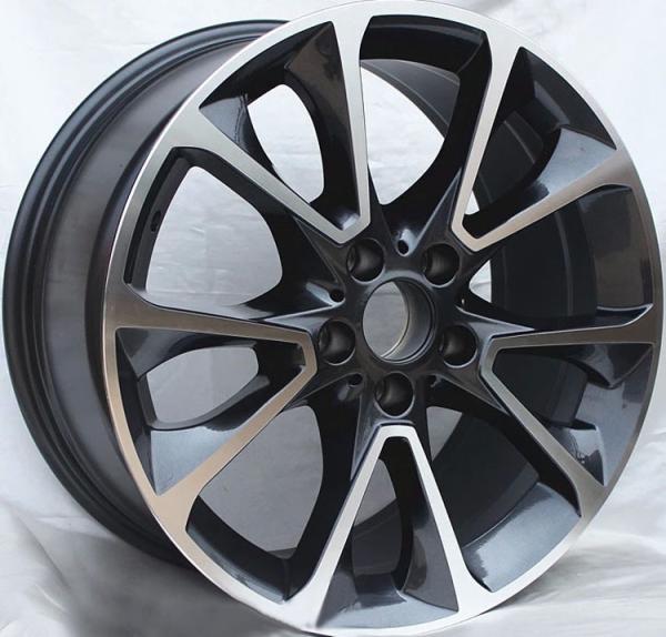 Car Rims Made Of 6061-T6 Aluminum Alloy  With 5x120 For BMW X5/ Black Mahcined 18 Inch Alloy RIms Produced On SAJ J2530