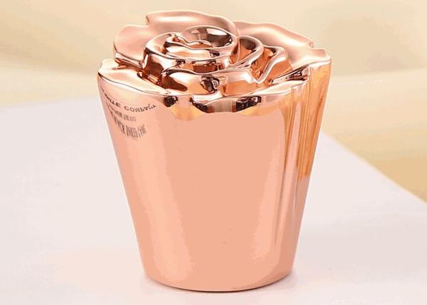 Modern Luxury Unique Design Plating Gold Color Zinc Alloy Die Casting Perfume Bottle Caps Fits Most Bottles As Requested Design