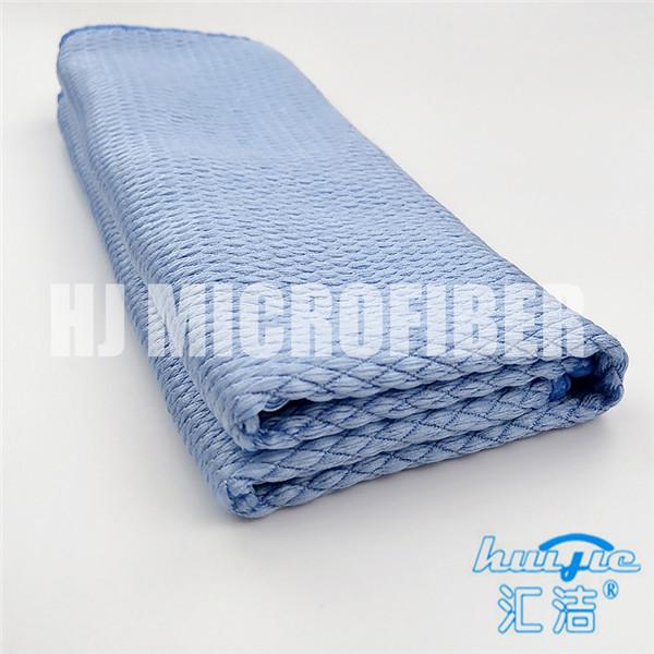 Microfiber 30*40cm 80% polyamide and 20% polyester piped household cleaning french towel