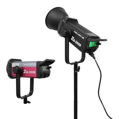 200w Luzes de Estúdio Diurno Dmx Controle Com Cob Protector Cob Led Spotlight 2700-7500k