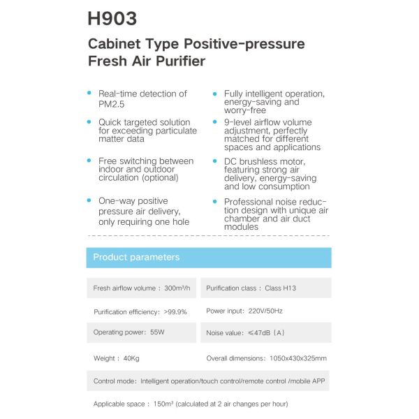 Equipo de intercambio de aire de la cámara de purificador de aire HVAC para el hogar comercial