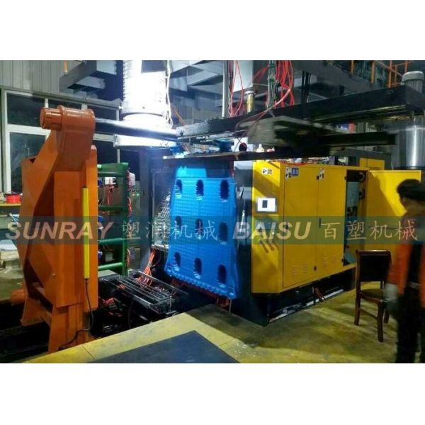 High Clamping Force Plastic Pallet Making Machine 120Mm Screw Diameter SRB120N