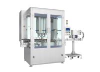 Máquina que capsula 6 50ML-1000ML principal 6500 BPH del tornillo auto rotatorio del PLC automática