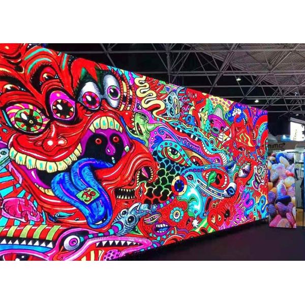 Advertising 1R1G1B Indoor Fixed Led Display Meanwell Power Supply