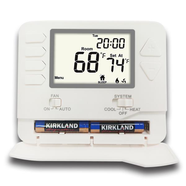 OCSTAT 省エネ 24V 有線プログラマブルルームデジタルサーモスタット (暖房/冷房用)