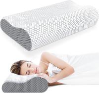 Almohadillas cervicales para el cuello Dormitorio Almohada para aliviar el dolor de cuello Almohada de contorno ortopédico ergonómico