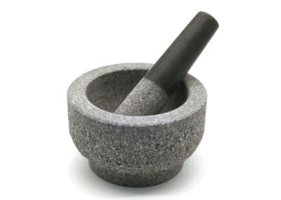 Custom Natural Granite Marble Stone Mortar And Pestle For Kitchen
