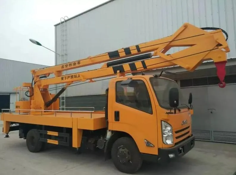 Jmc 4X2 18m 20m Lift Platform Truck , Aerial Bucket Lift Truck