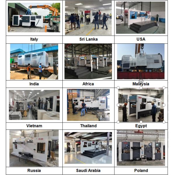 Automatic Foil Stamping Hot Embossing &Die-cutting & Stripping Machine 600 TON