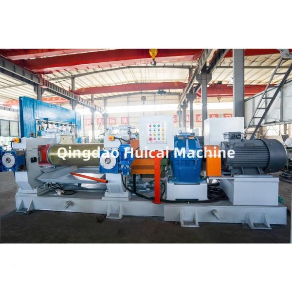 1200 mm de comprimento Máquina de mistura de compostos de borracha de dois rolos com relação de rolos de 1 a 1,27