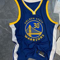 Camisa azul seca rápida do basquetebol de 30 NBA do jérsei