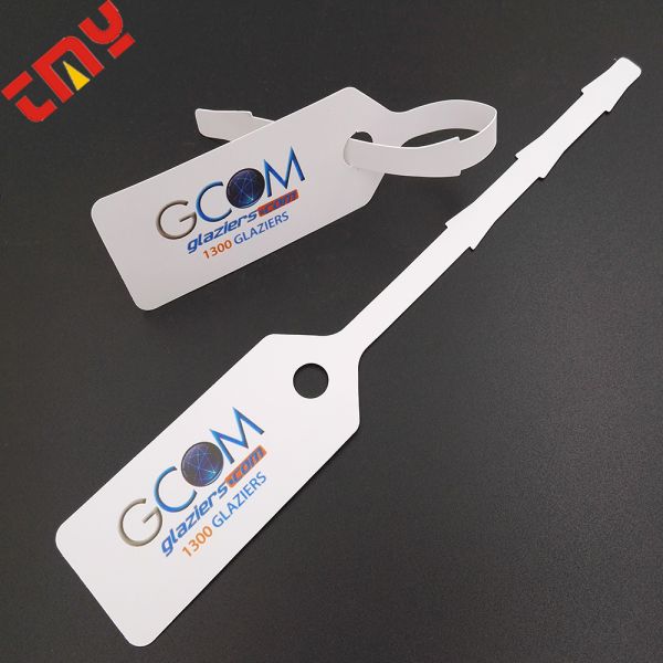 Custom PVC Hang Tag Die Cut Plastic Hang Tags Designs Fancy Round HD Printing Design