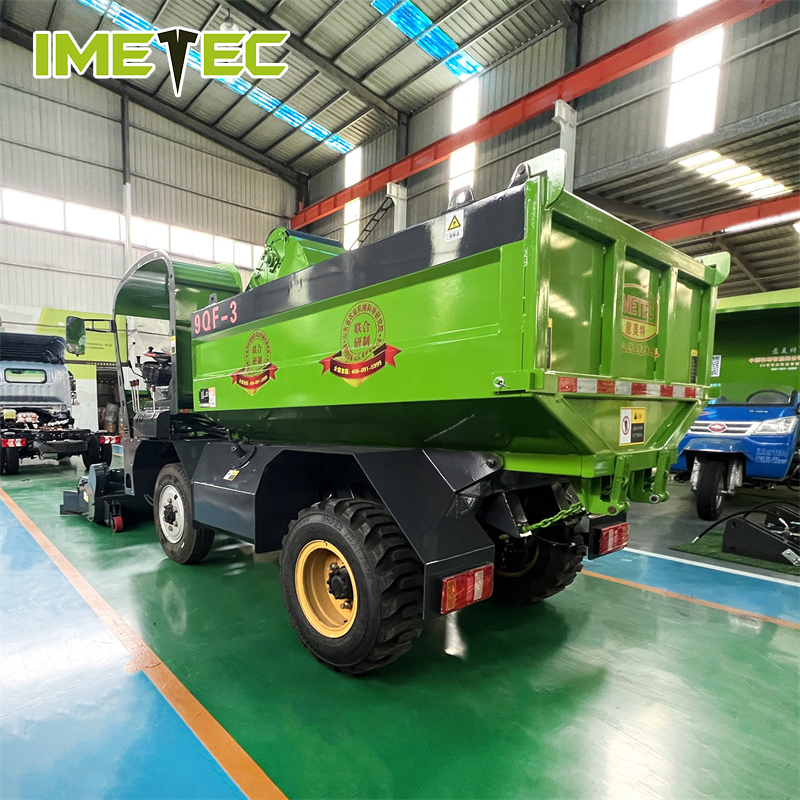 Livestock Barns Dairy Manure Scraper Truck Dry Wet Dung Cleaning Transport Equipment