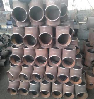 Seam Remove Sch Xxs 1/2 Carbon Steel Pipe Tee For Ship Building Oil