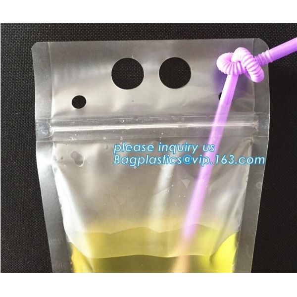 Custom Reusable Juice Food Packaging Plastic Bag Alcohol Drink Wine Spout Pouch Bag,liquid spout pouch/wine drink juice